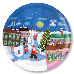 Rund julbricka diameter 39 cm